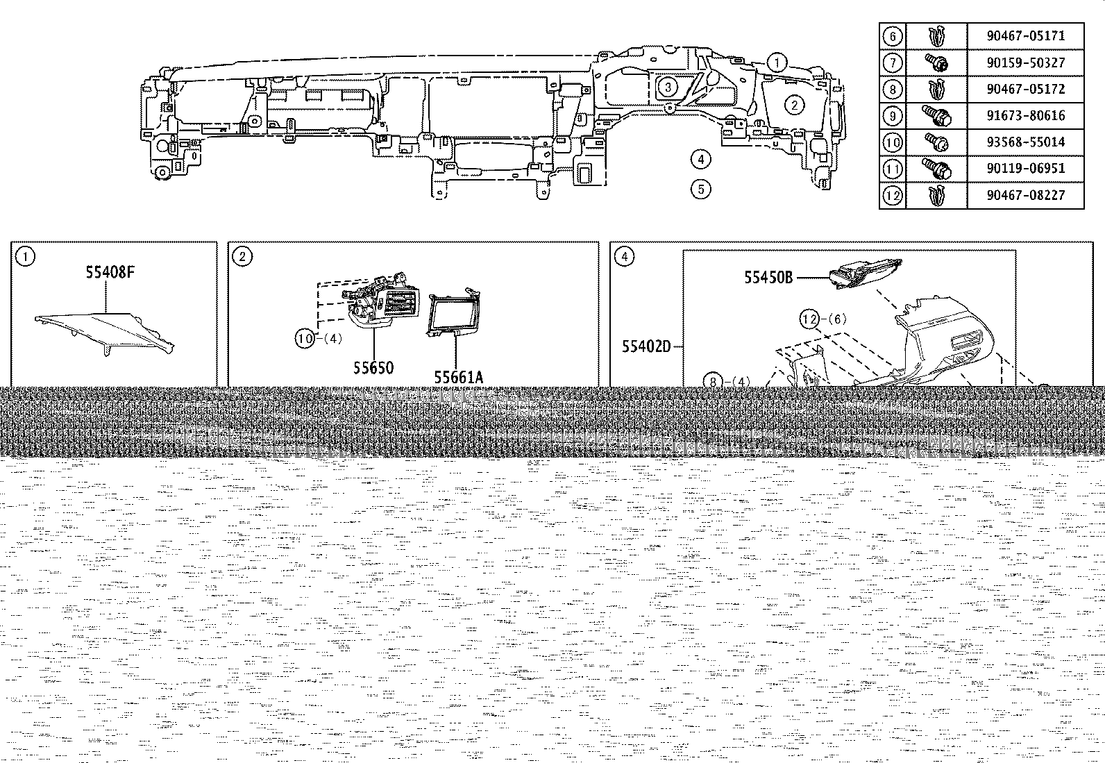 55458-11080 COVER, INSTRUMENT, LWR product image