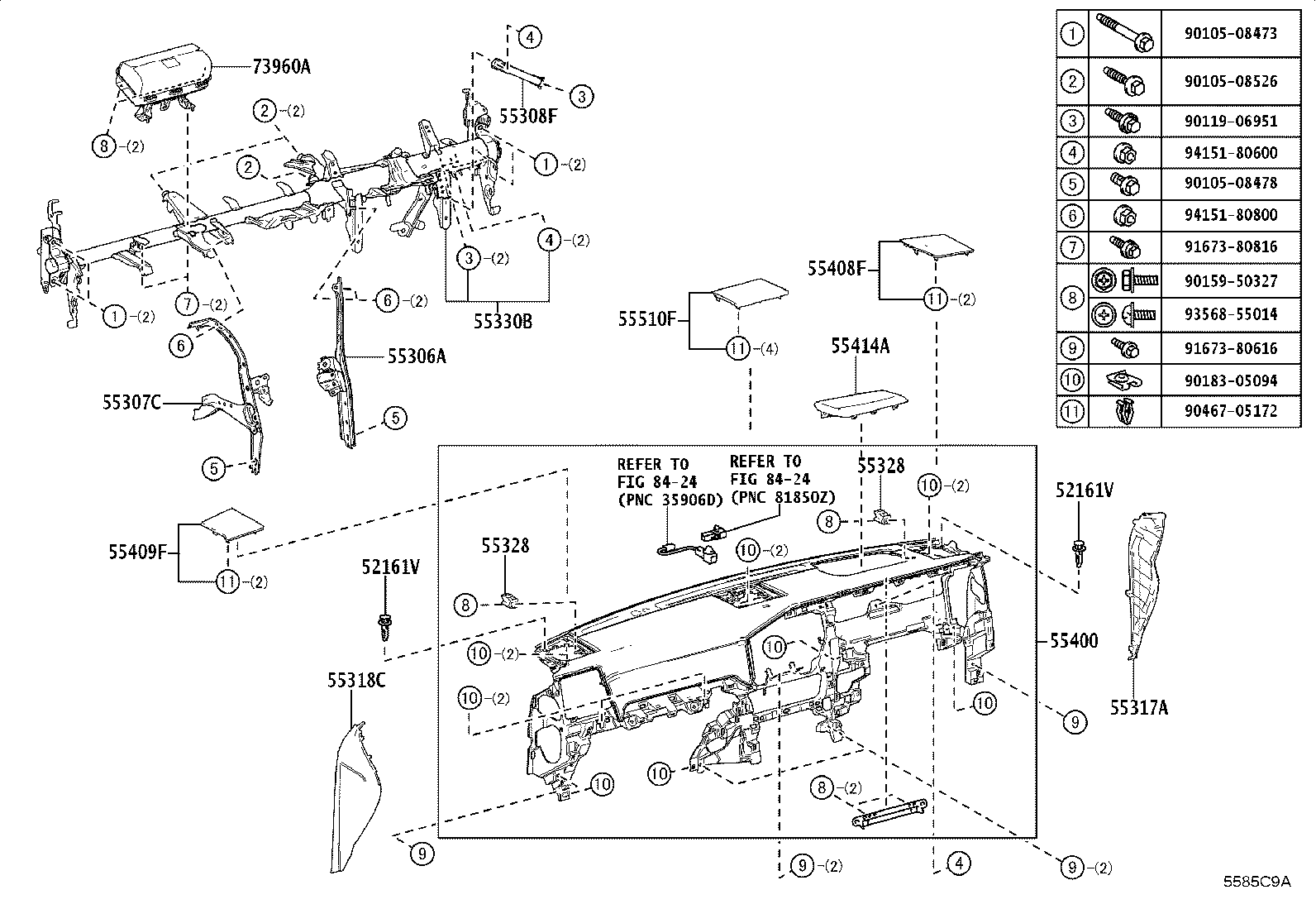 55320-60190-C0 Toyota Reference Part product image
