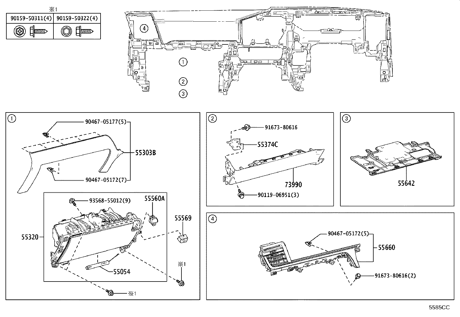 55320-60190-C0 Toyota Reference Part product image