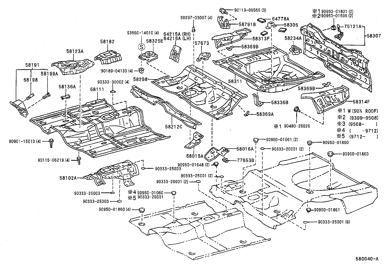 58307-2B200 PANEL SUB-ASSY, BODY LOWER BACK product image