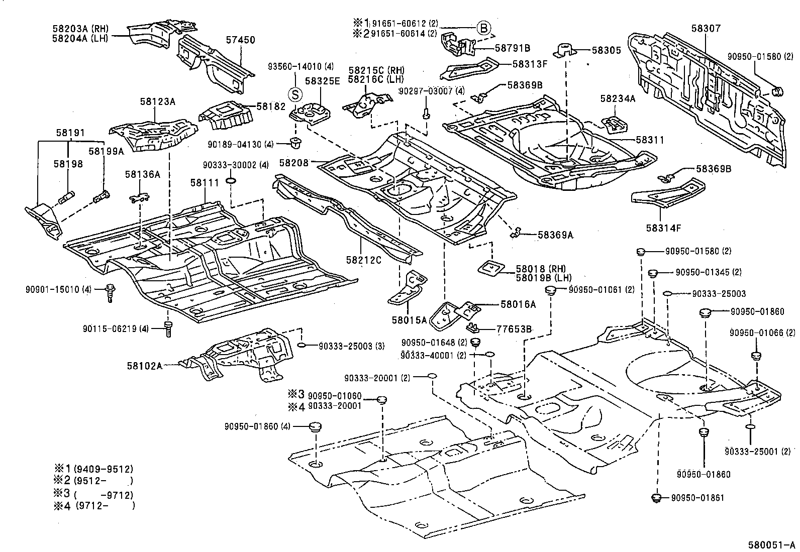 57671-20070 BRACKET, REAR SEAT BACK HINGE MOUNTING product image