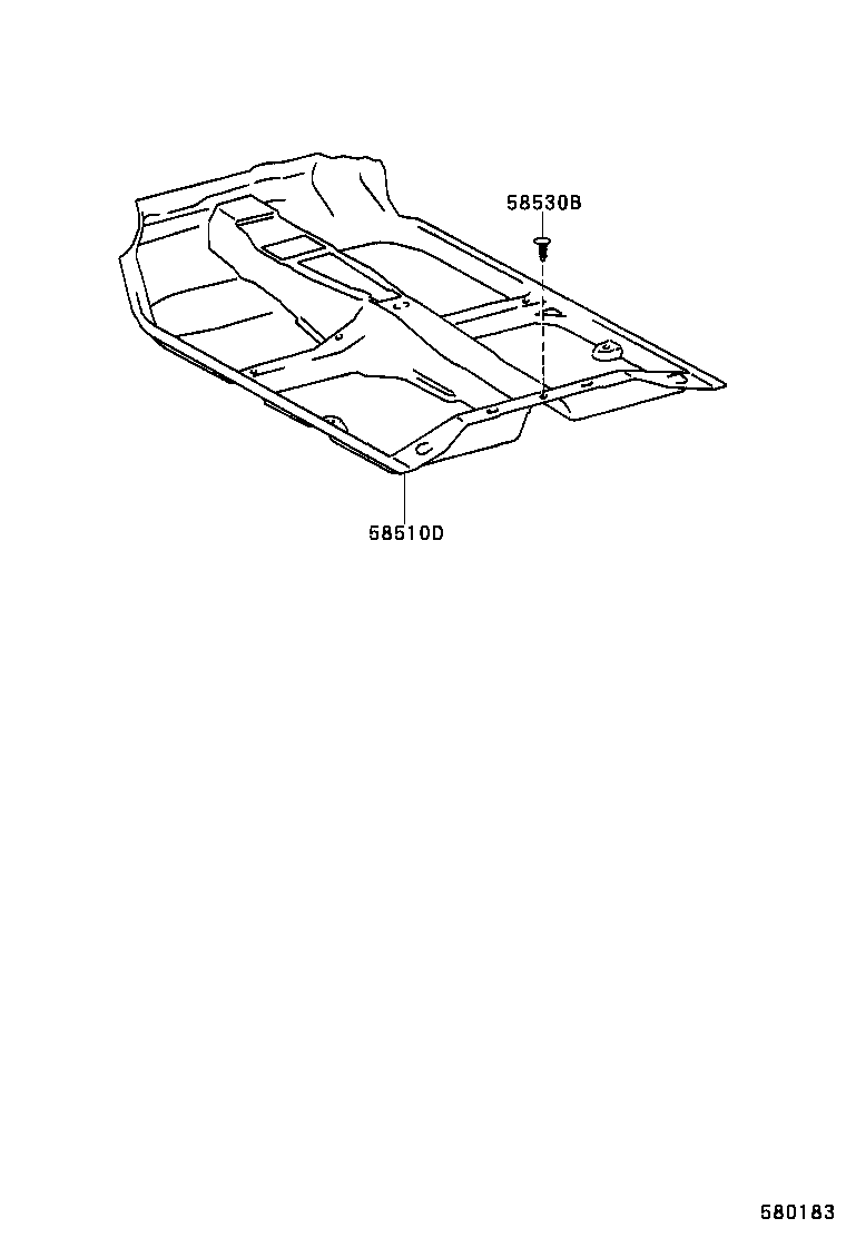 90467-07049-B3 CLIP(FOR FRONT FLOOR CARPET) product image