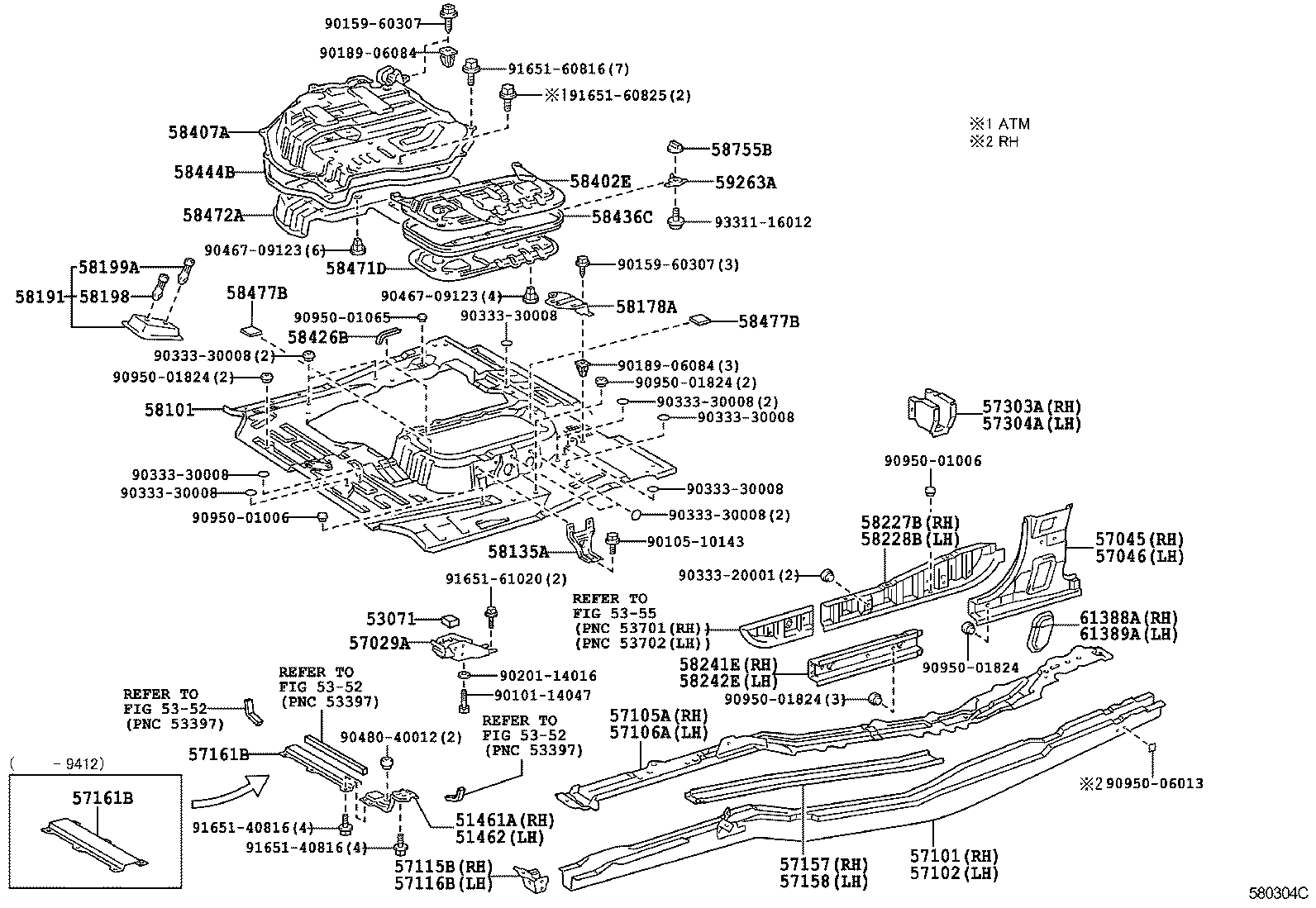 53735-28011 SHUTTER SUB-ASSY, HOT AIR, UPPER product image