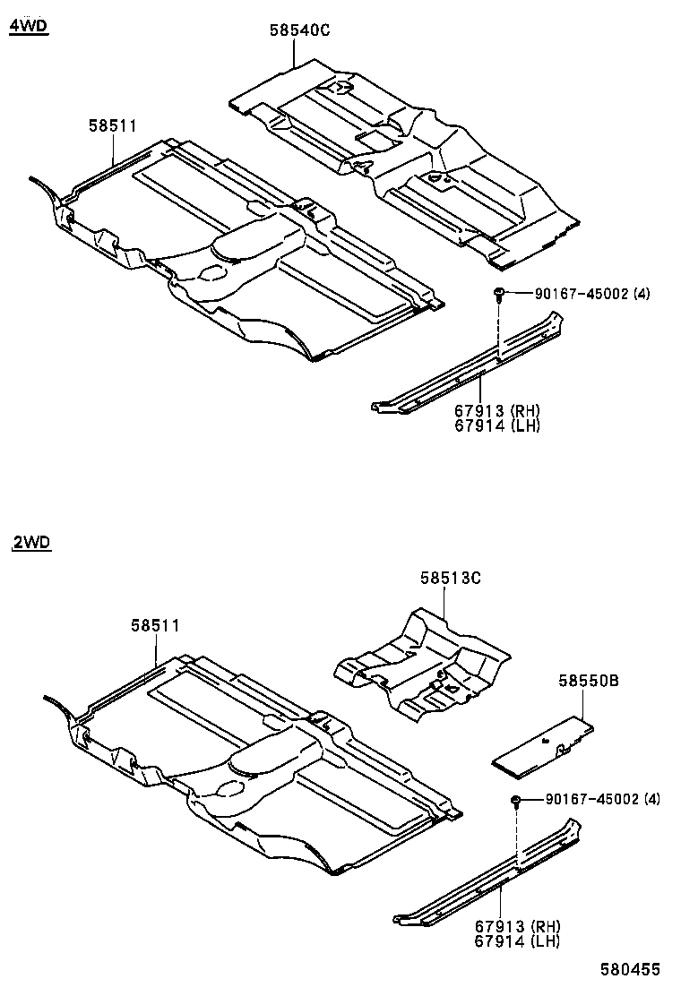 58510-89340-J0 MAT, FLOOR, FRONT product image