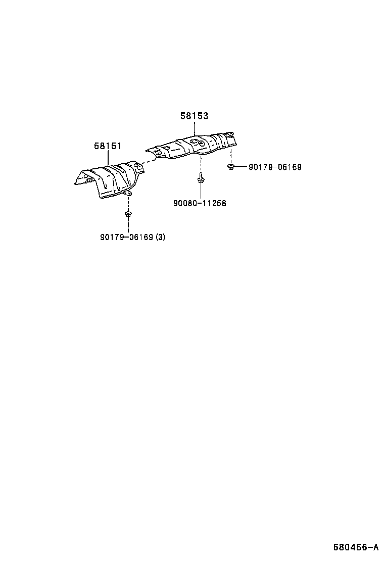 Toyota 58151-02010 INSULATOR, FRONT FLOOR HEAT, NO.1