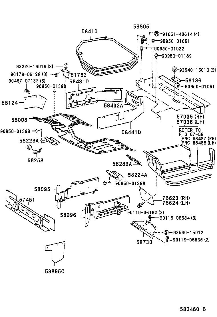55124-25010 SHIELD, STEERING SUPPORT product image