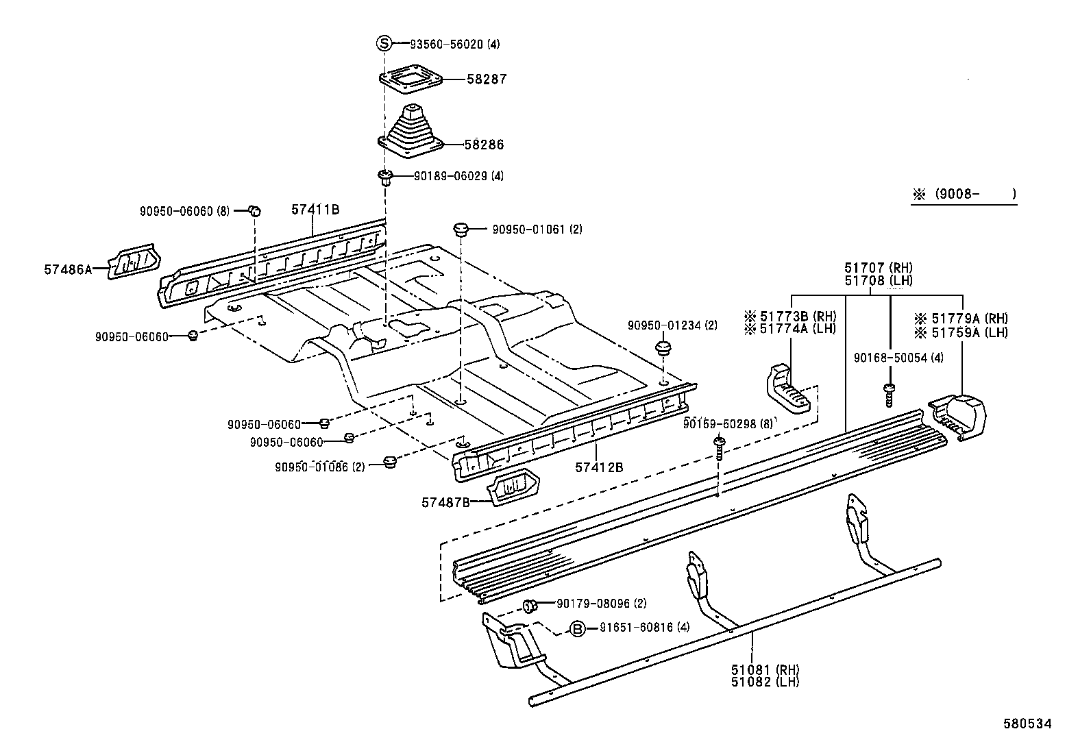 58111-35210 PAN, FRONT FLOOR product image