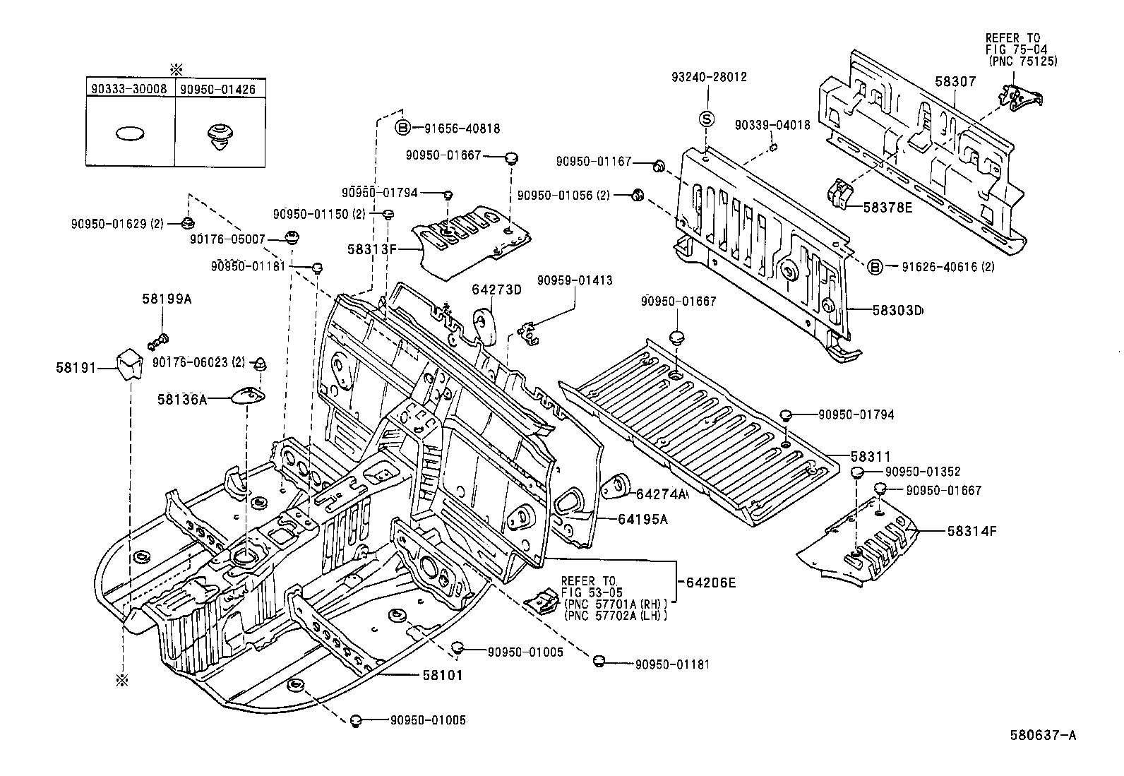 64206-17101 PANEL SUB-ASSY, ROOM PARTITION product image