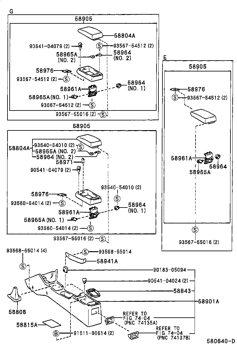 58843-21010 BEZEL, SHIFTING HOLE product image