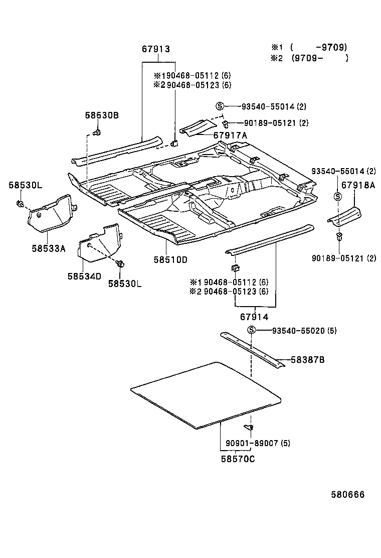 58571-42011-B2 CARPET ASSY, REAR FLOOR product image