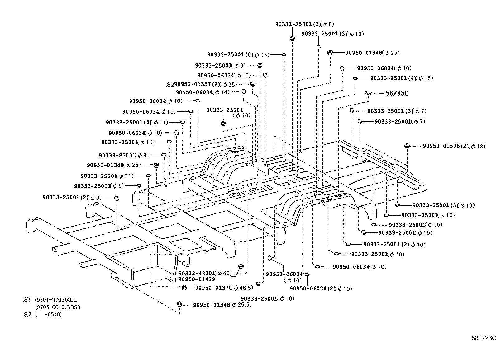 51079-36011 BRACKET SUB-ASSY, SIDE STEP product image