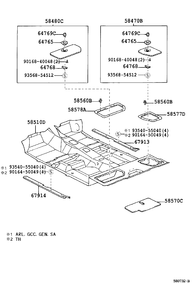 58510-3D890 MAT, FLOOR, FRONT product image