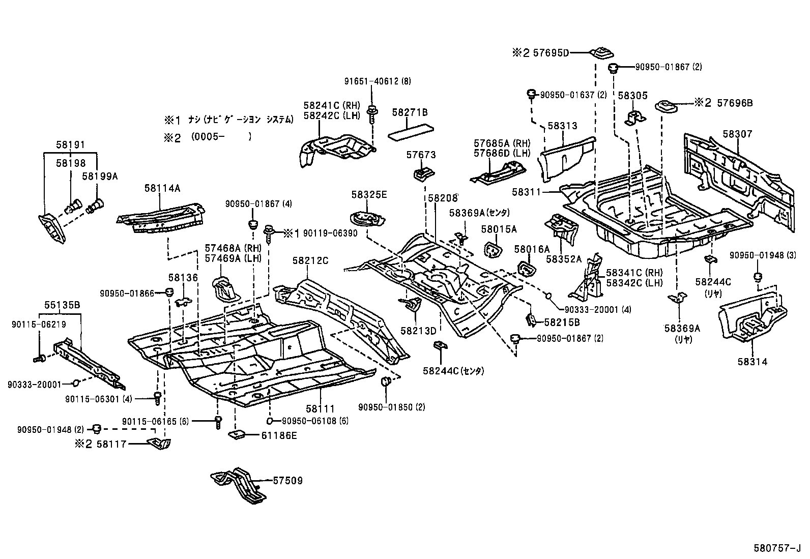 58307-47010 PANEL SUB-ASSY, BODY LOWER BACK product image