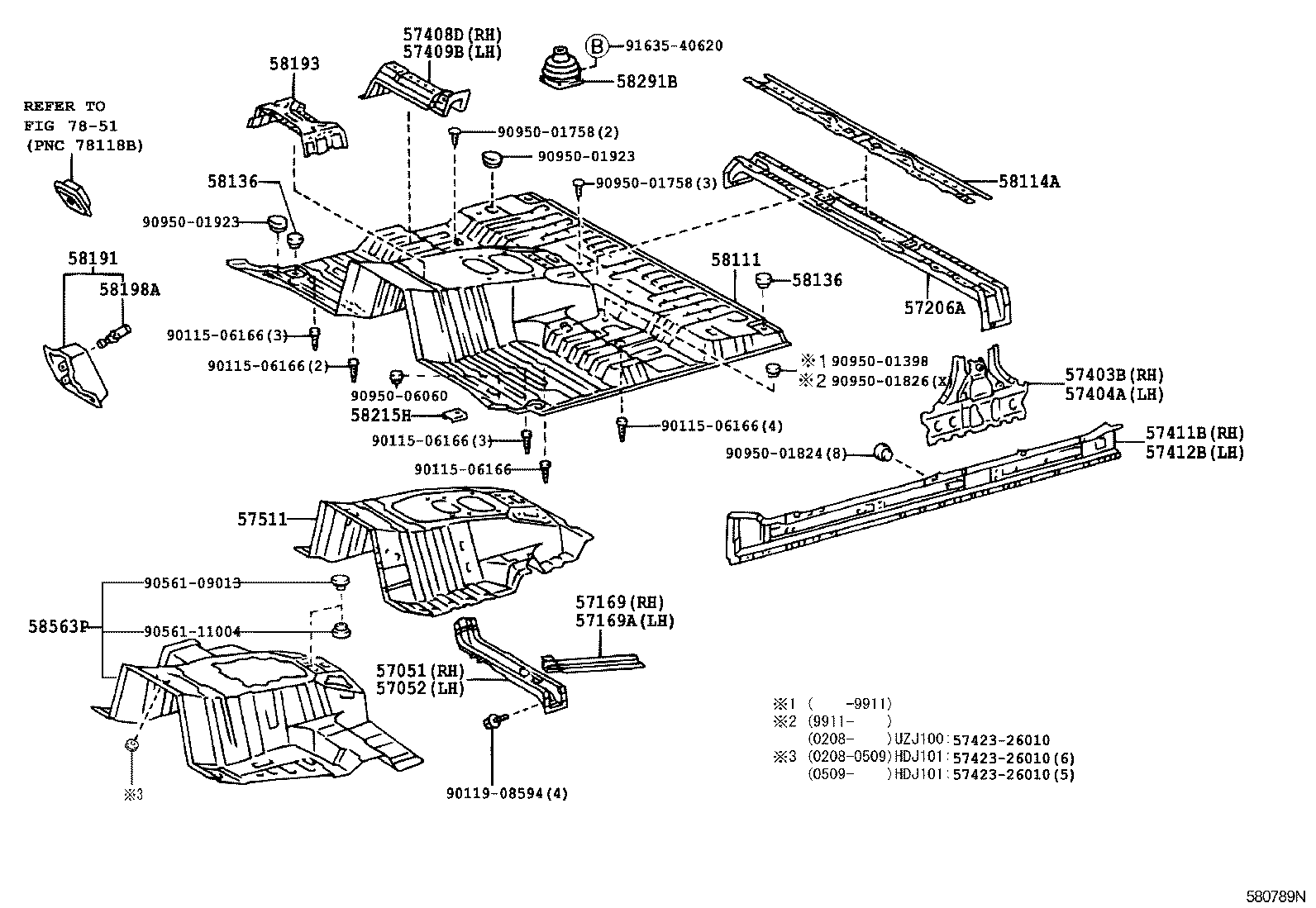 51777-60050 ARM, FRONT STEP, RH product image