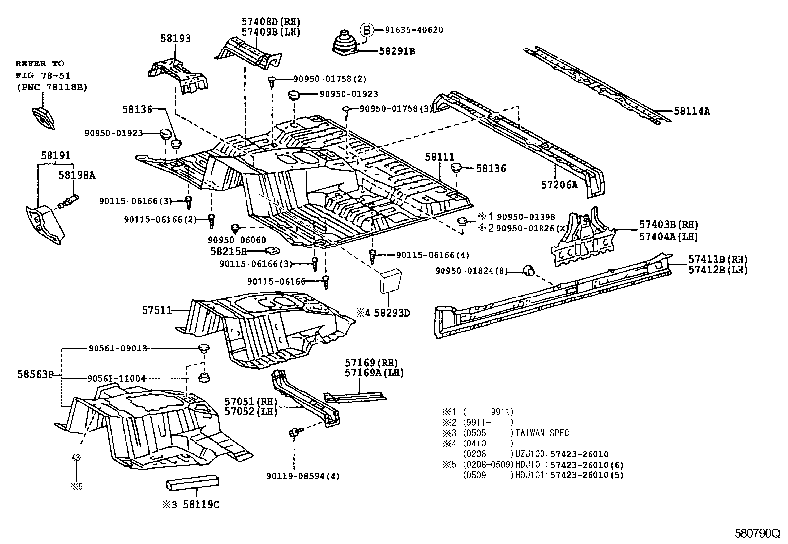 Toyota 51774-60140-G0 COVER, STEP PLATE, LH