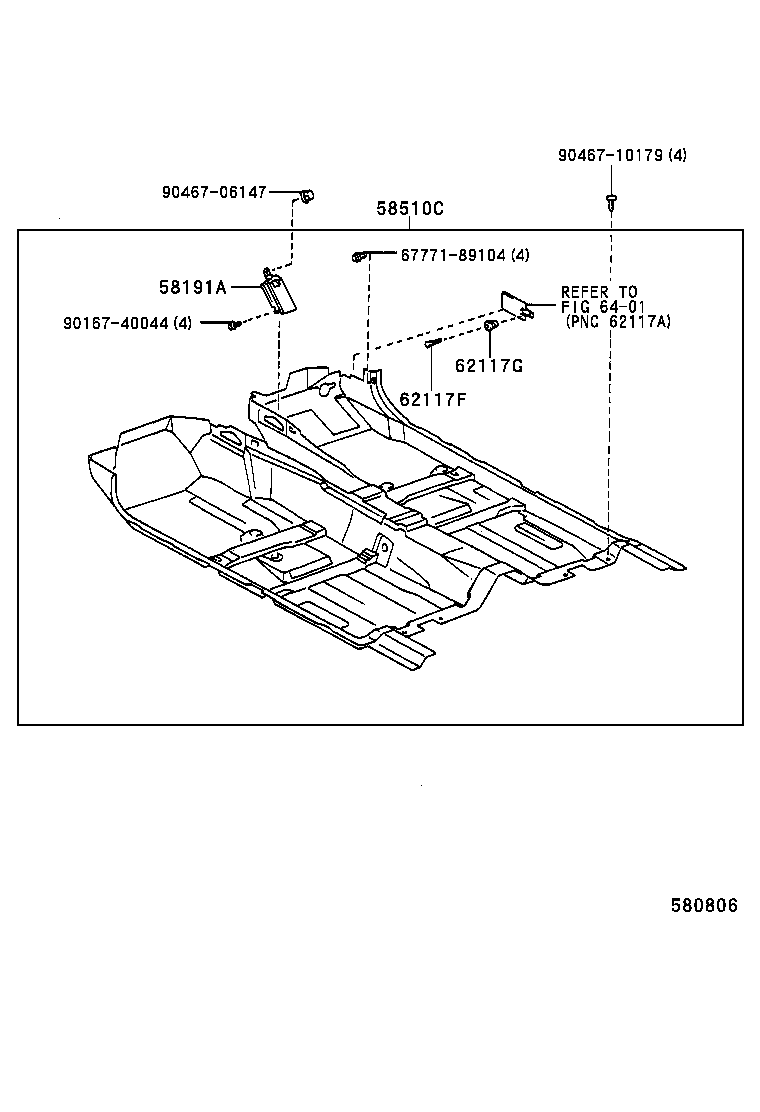 58510-3F641-B0 CARPET ASSY, FRONT FLOOR, FRONT product image
