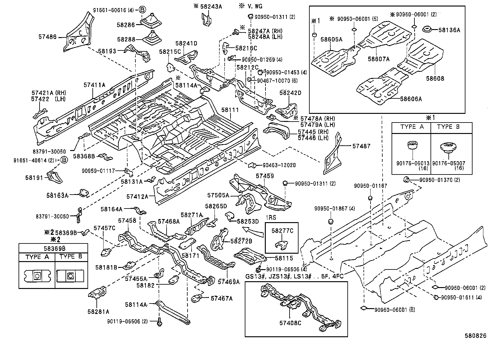 58103-31010 BRACKET, INSTRUMENT PANEL BRACE MOUNTING product image