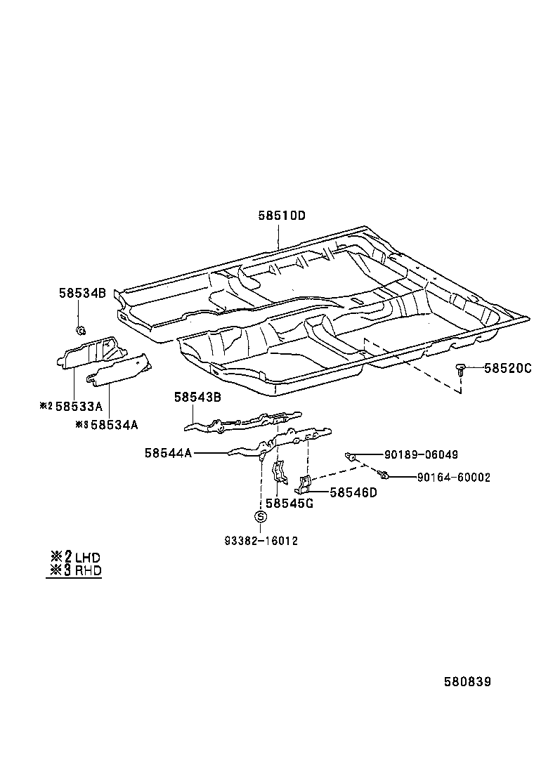 58510-2D400-C2 CARPET ASSY, FLOOR, FRONT product image
