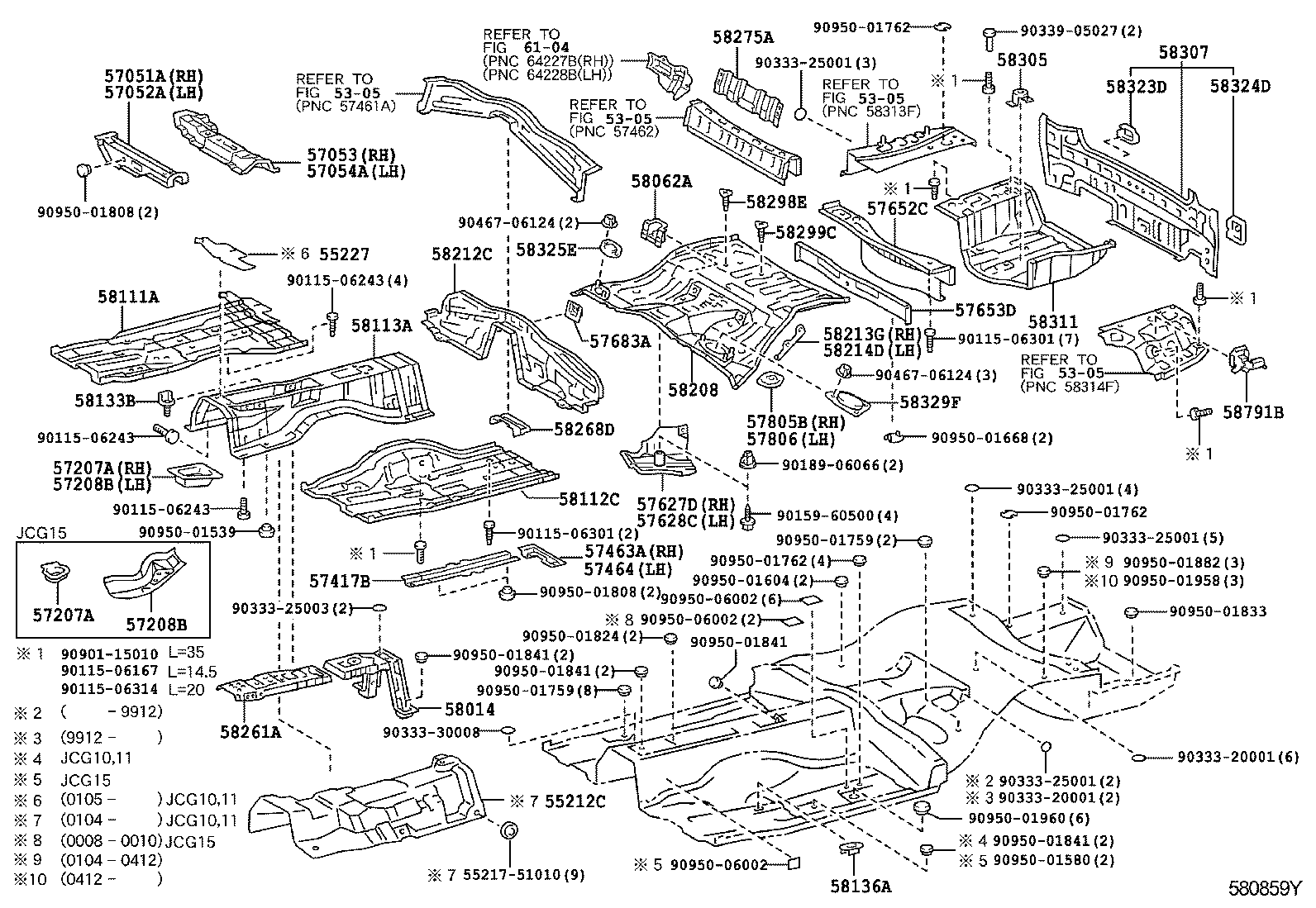 58307-51010 PANEL SUB-ASSY, BODY LOWER BACK product image