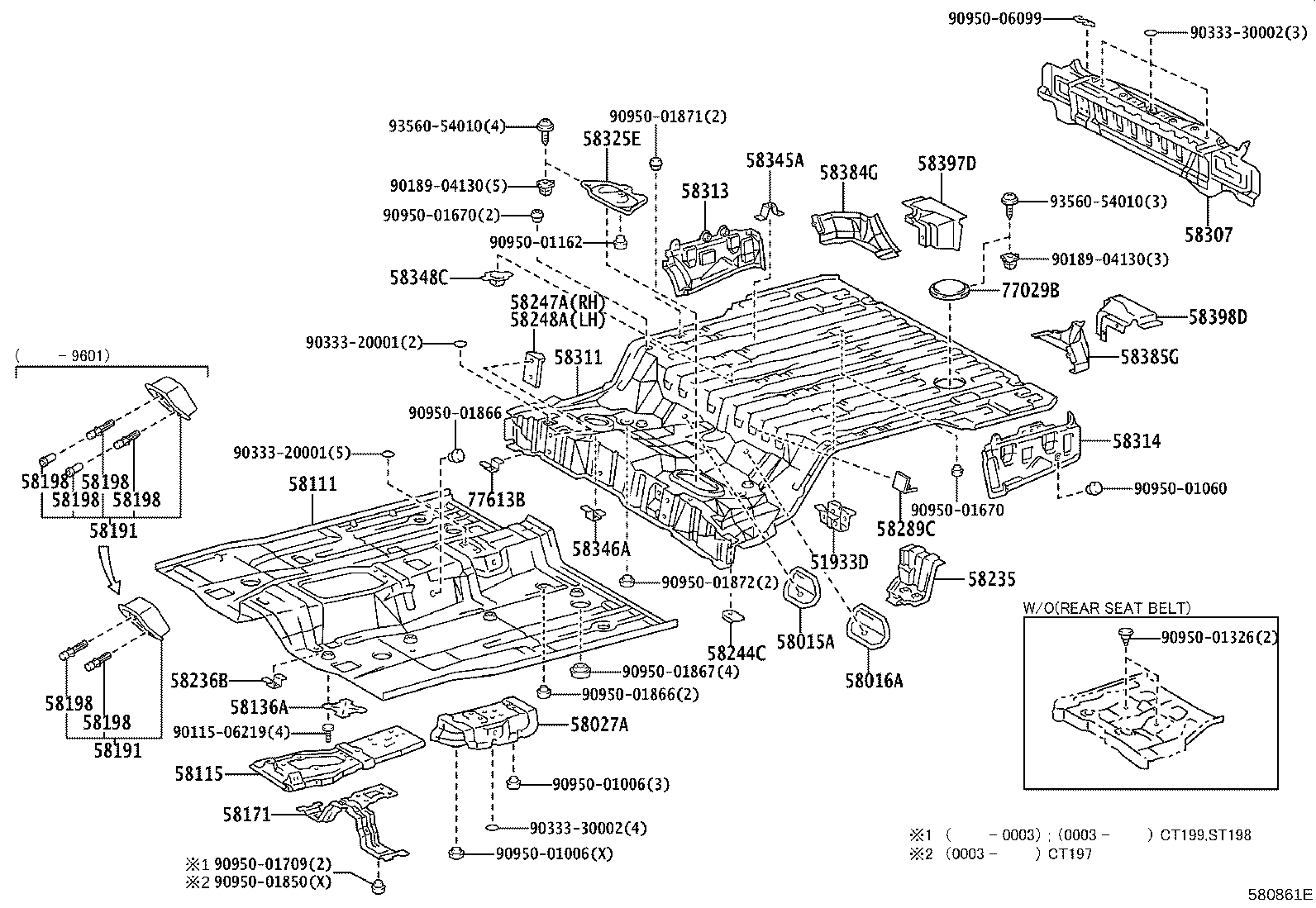 58307-21030 PANEL SUB-ASSY, BODY LOWER BACK product image