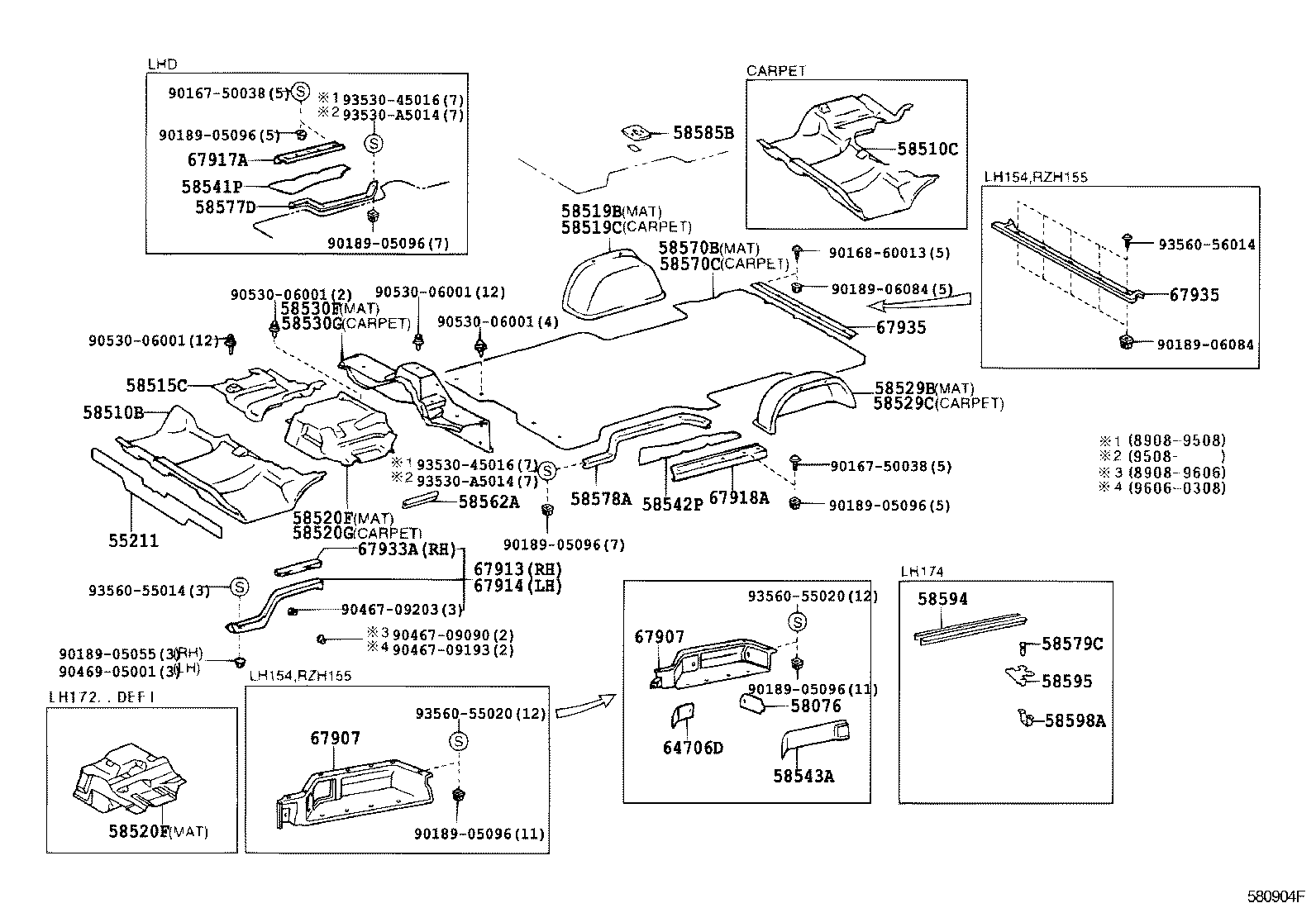 55211-95J01 SILENCER, FRONT PANEL product image