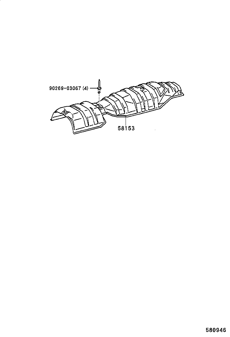 58041-0A010 INSULATOR, FRONT FLOOR HEAT, NO.1 product image