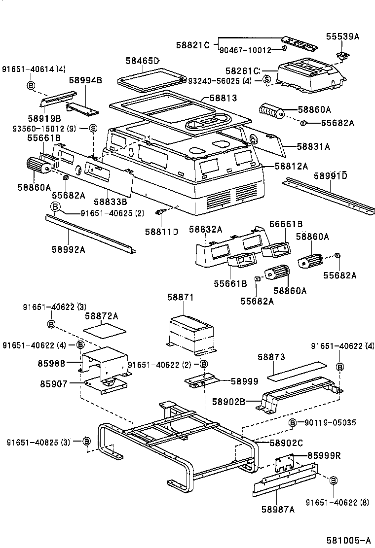 85999-65030 BRACKET, RELAY, NO.6 product image