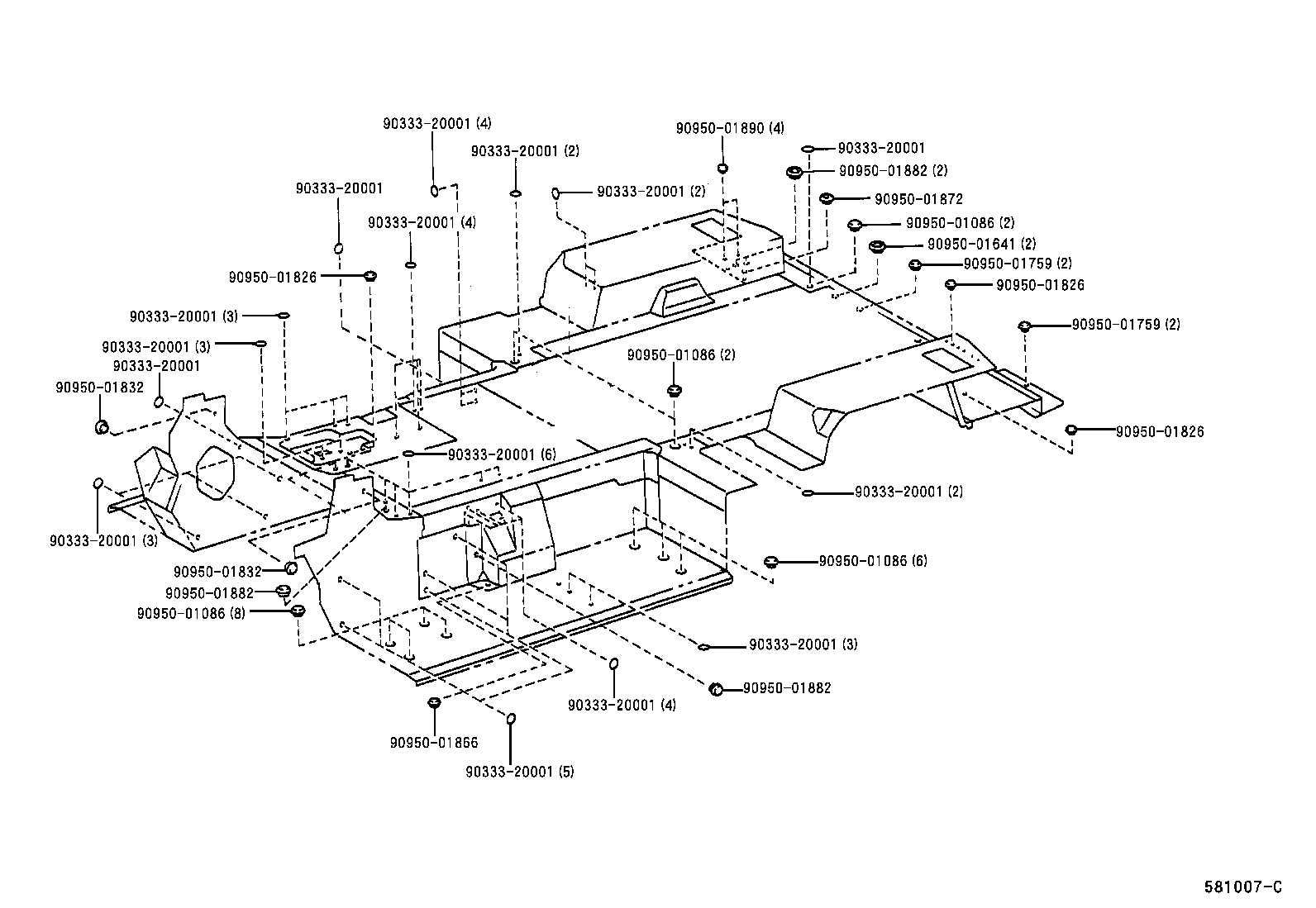57326-65011 BRACKET, WATER VALVE product image