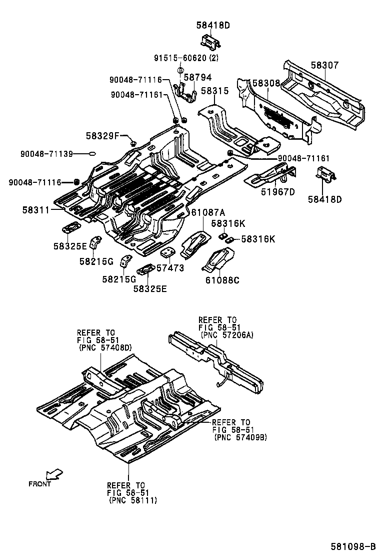 51095-87401 HOOK SUB-ASSY,REAR product image