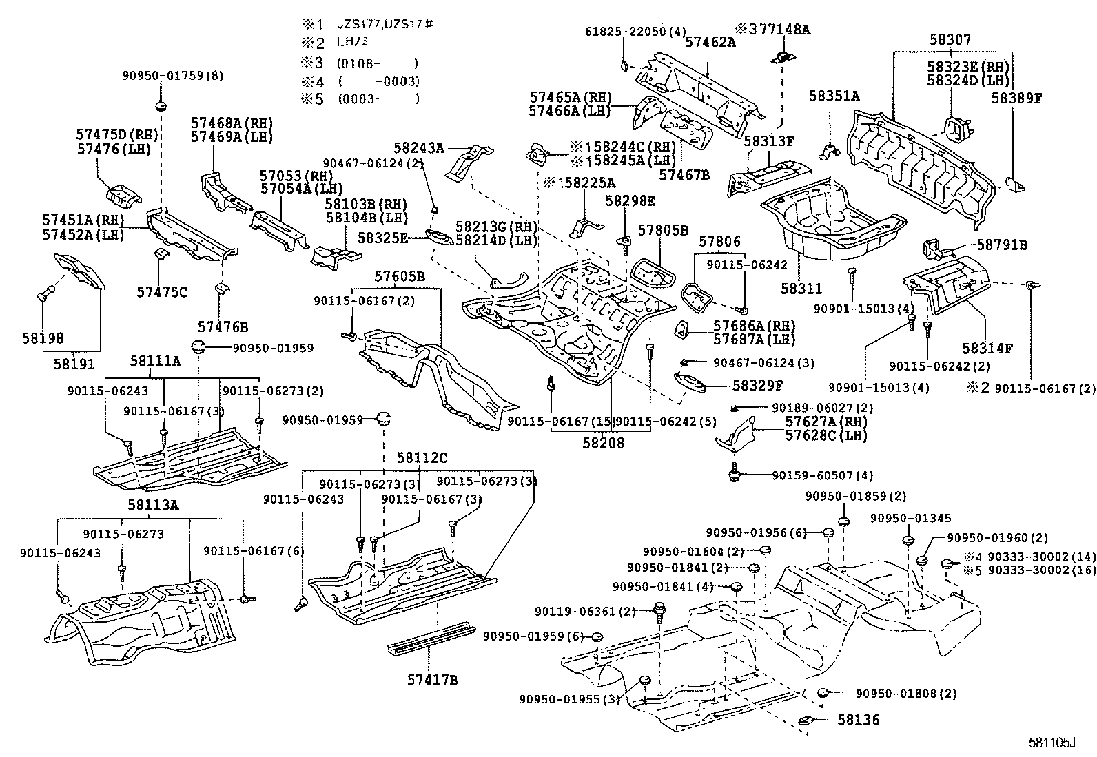 57686-30050 BRACKET, FUEL TANK MOUNTING, REAR RH product image