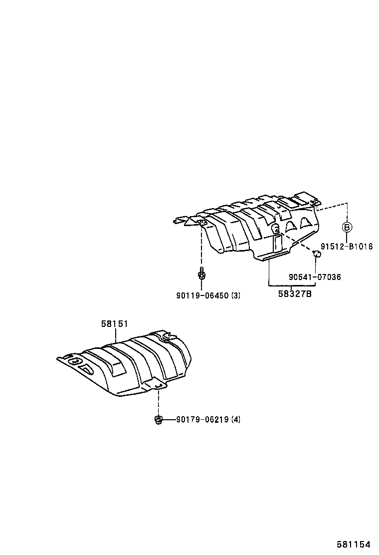 58152-33030 INSULATOR, FRONT FLOOR HEAT, NO.1 product image
