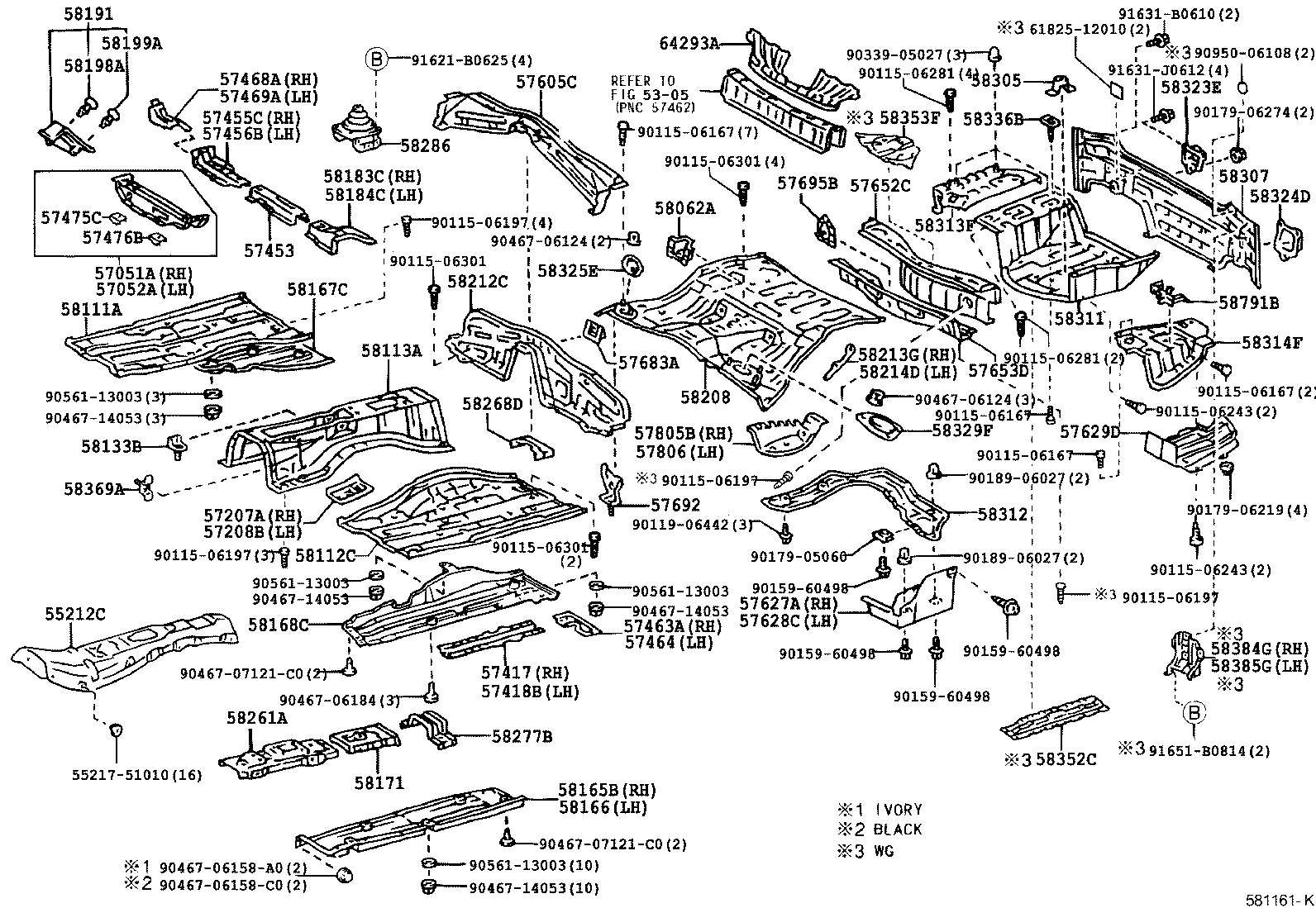 Toyota 58325-30010 COVER, REAR FLOOR SERVICE HOLE