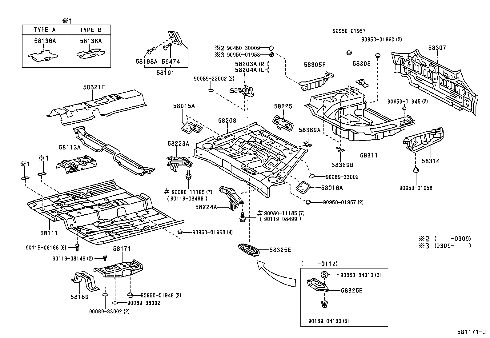 58307-YF010 PANEL SUB-ASSY, BODY LOWER BACK product image