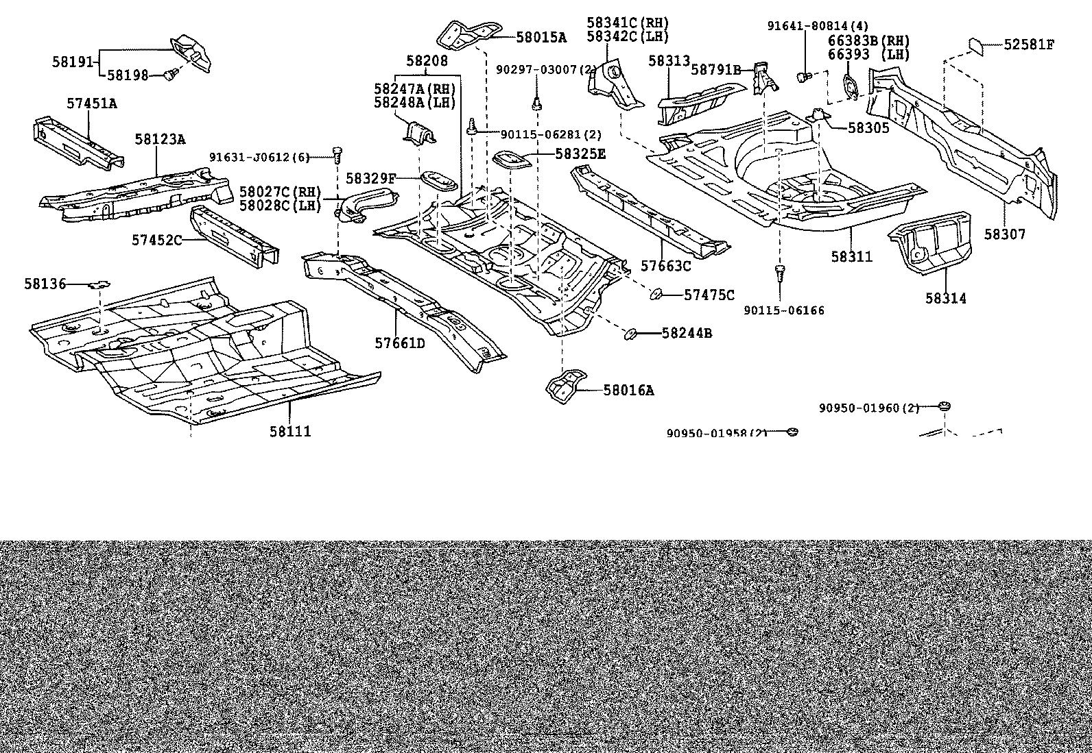 58111-12903 PAN, FRONT FLOOR product image