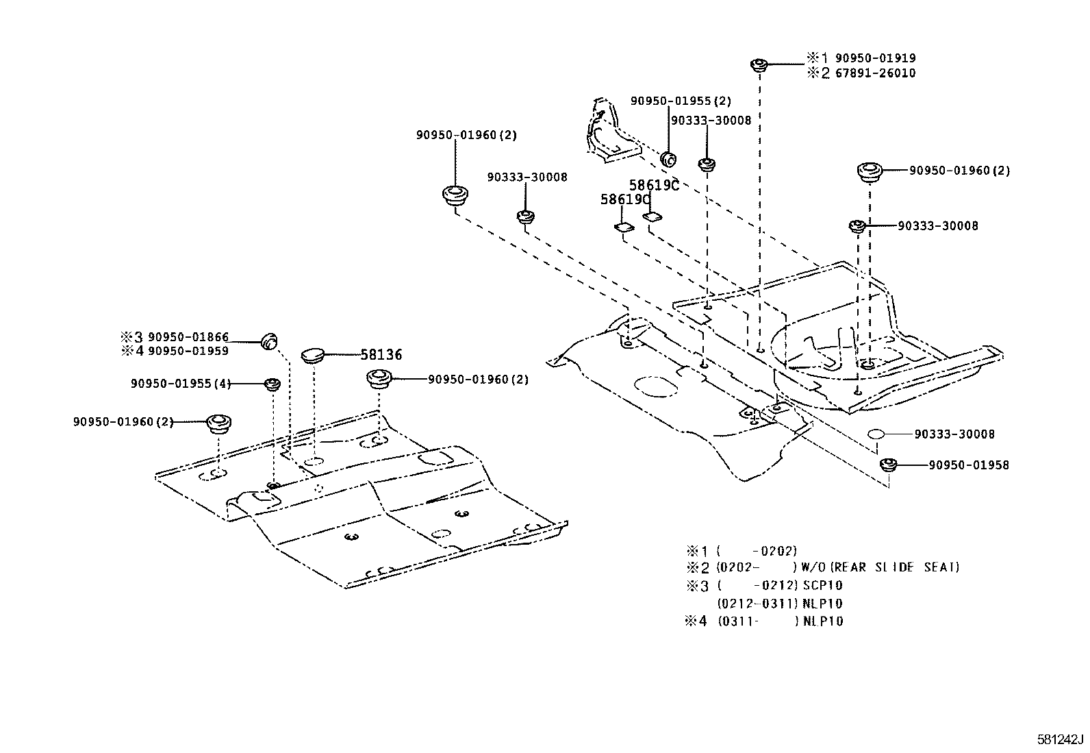 57667-52010 BRACE, BODY LOWER BACK PANEL product image