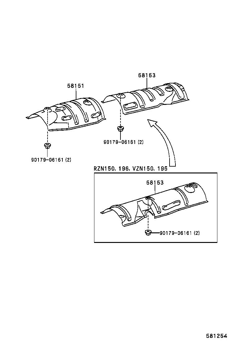 58151-35050 INSULATOR, FRONT FLOOR HEAT, NO.1 product image
