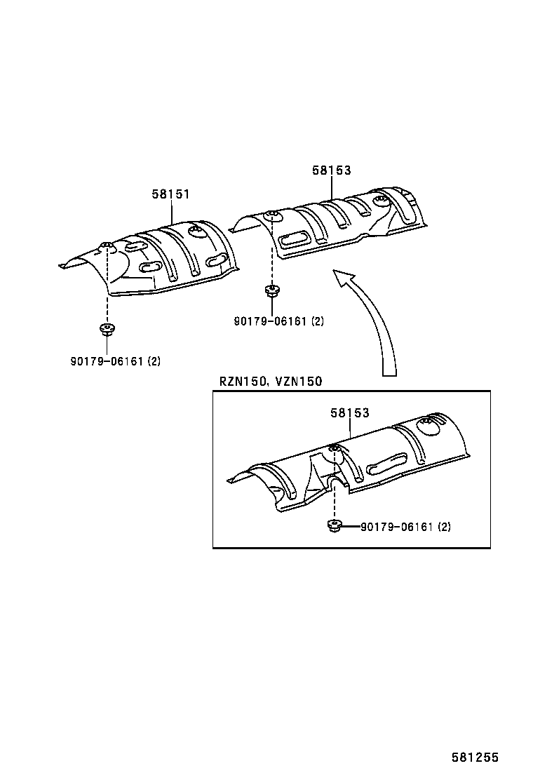 58151-35050 INSULATOR, FRONT FLOOR HEAT, NO.1 product image