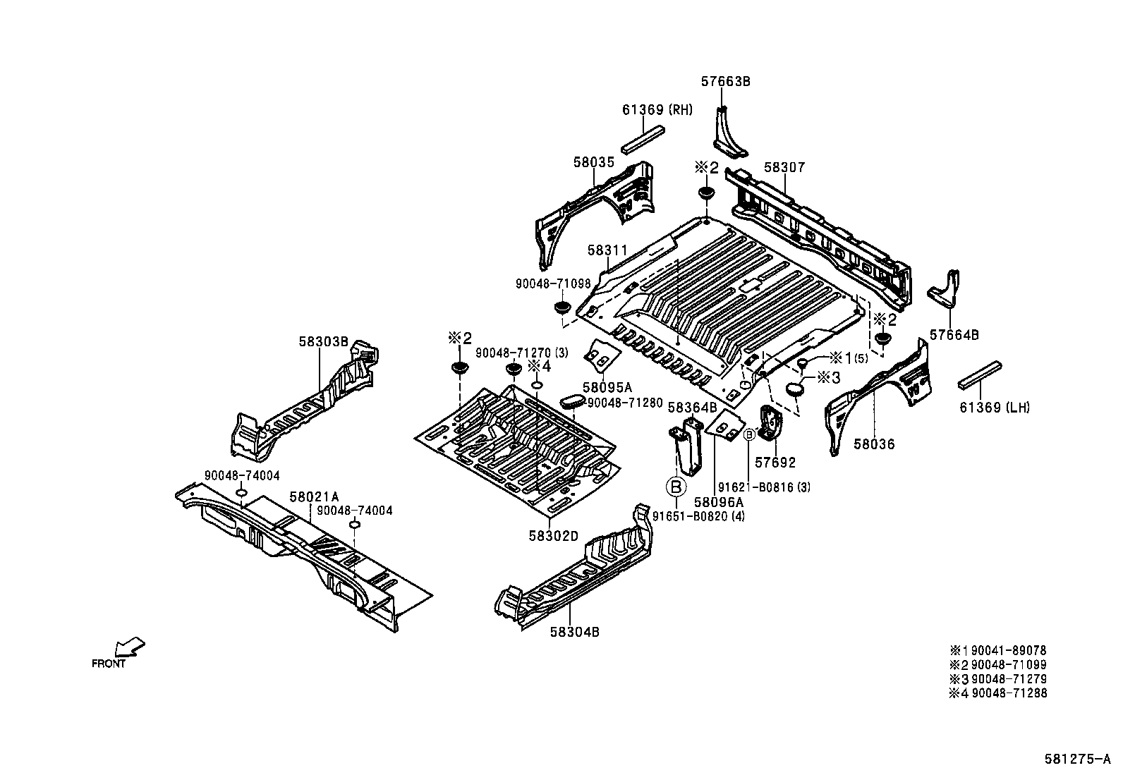 51967-97501 HOOK SUB-ASSY,REAR product image