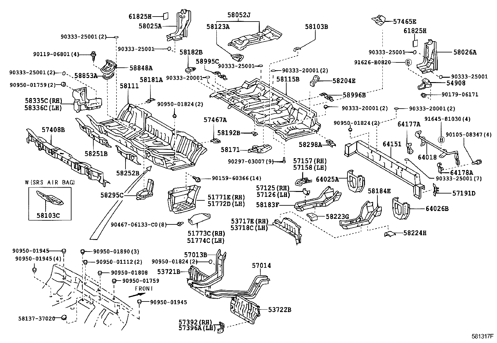 53719-37200 BRACE, FENDER APRON product image