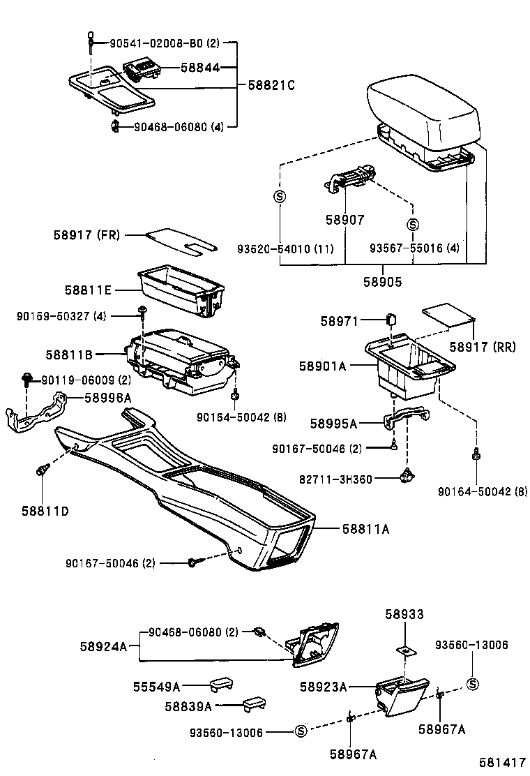 55548-30100 COVER, SPARE SWITCH HOLE product image