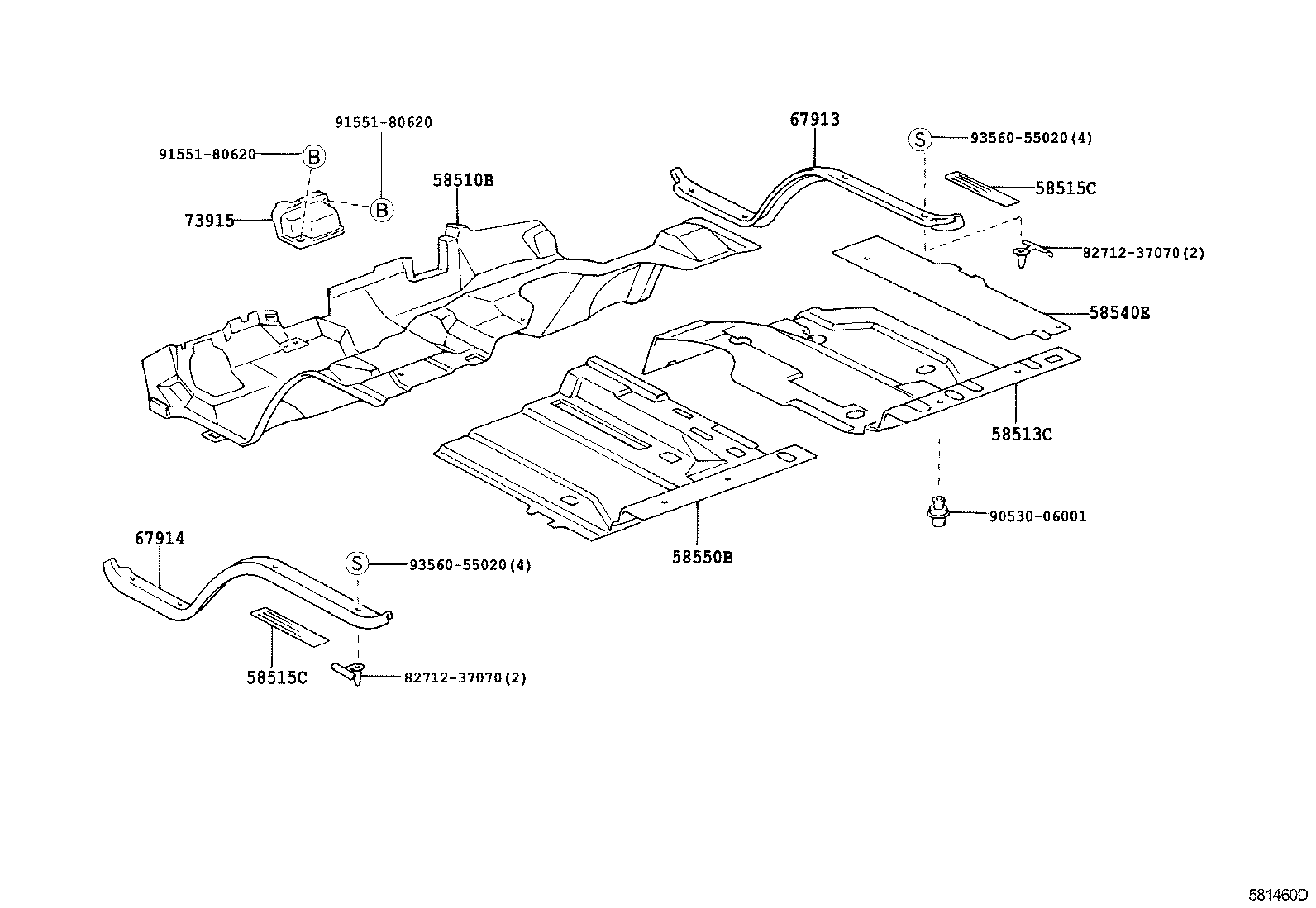 58510-25470 MAT, FRONT FLOOR, FRONT product image
