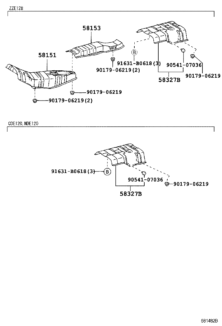 58151-0W010 INSULATOR, FRONT FLOOR HEAT, NO.1 product image