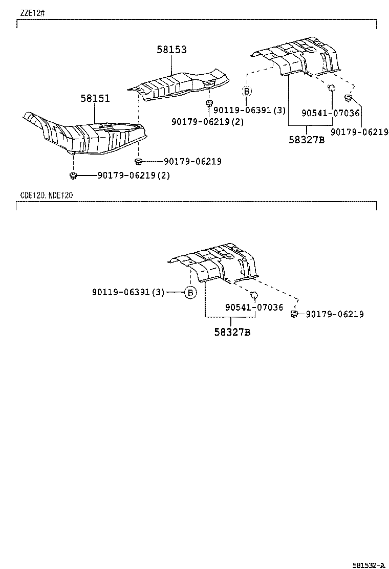 58151-02050 INSULATOR, FRONT FLOOR HEAT, NO.1 product image