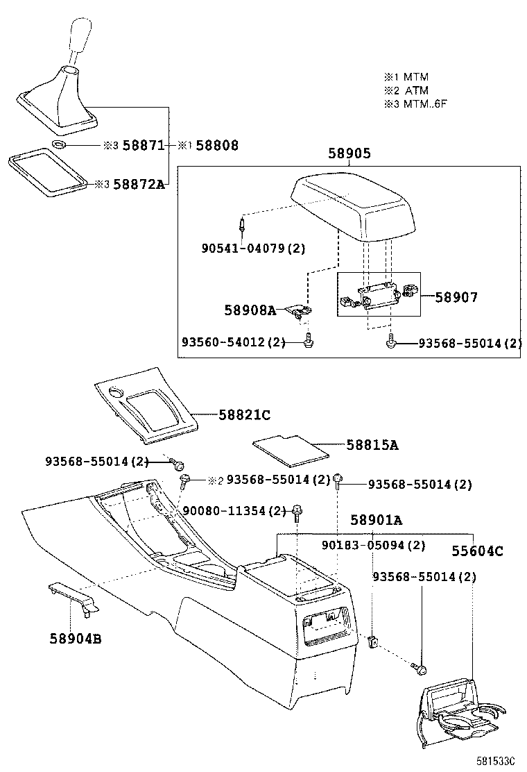 Thumbnail 3 for 55604-AB010-B1