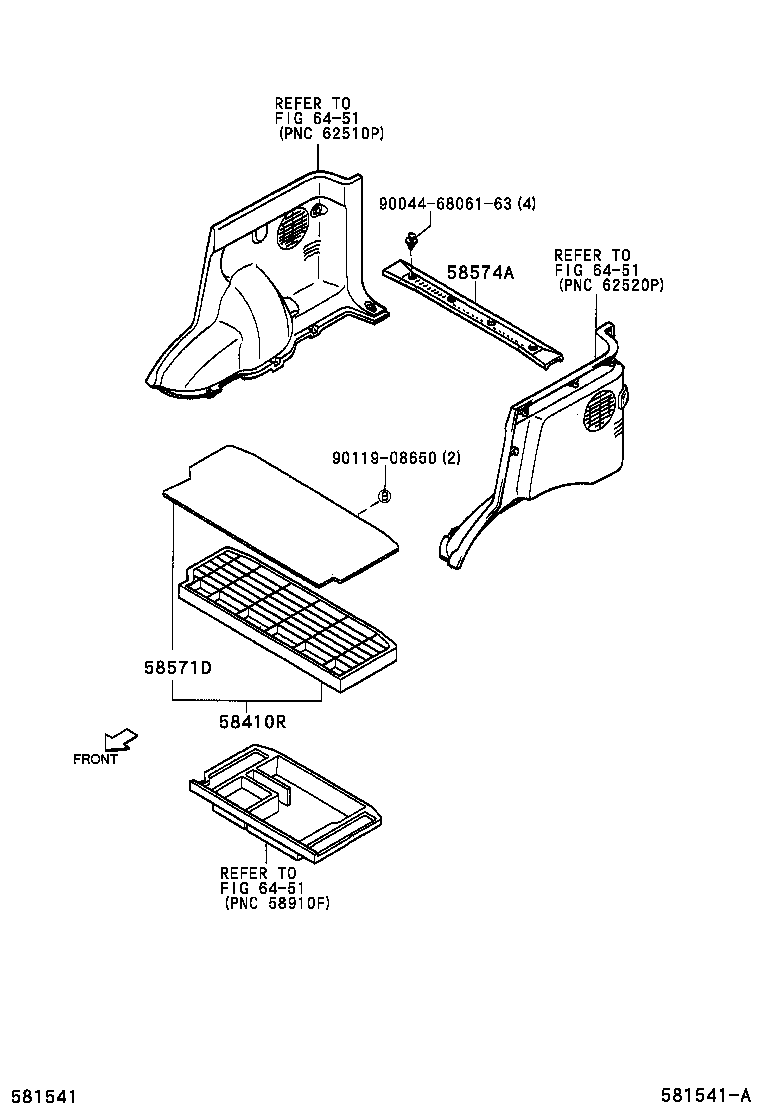 58591-87402-03 COVER, FLOOR CARPET product image