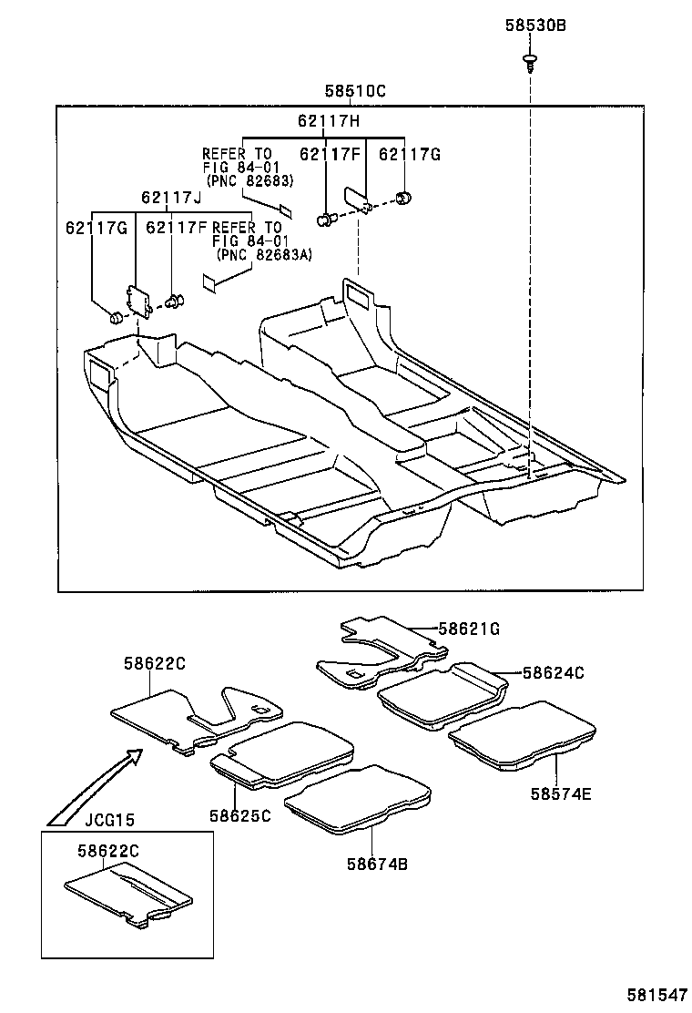 62117-51040 COVER, COWL SIDE TRIM SERVICE HOLE, LH product image