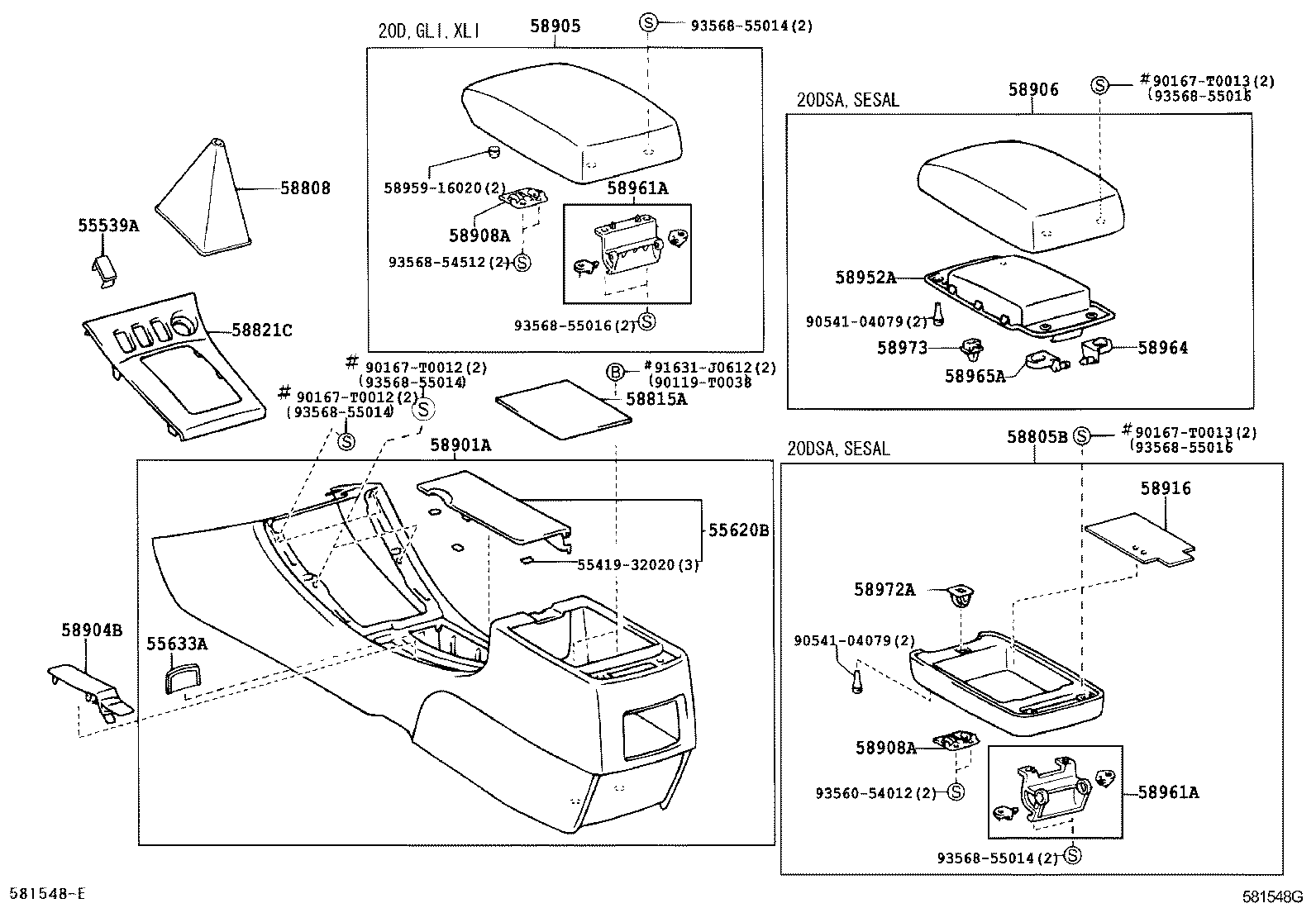 58815-02040 CARPET, CONSOLE BOX product image