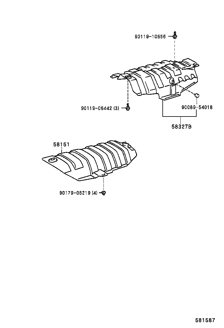 58152-YC010 INSULATOR, FRONT FLOOR HEAT, NO.1 product image