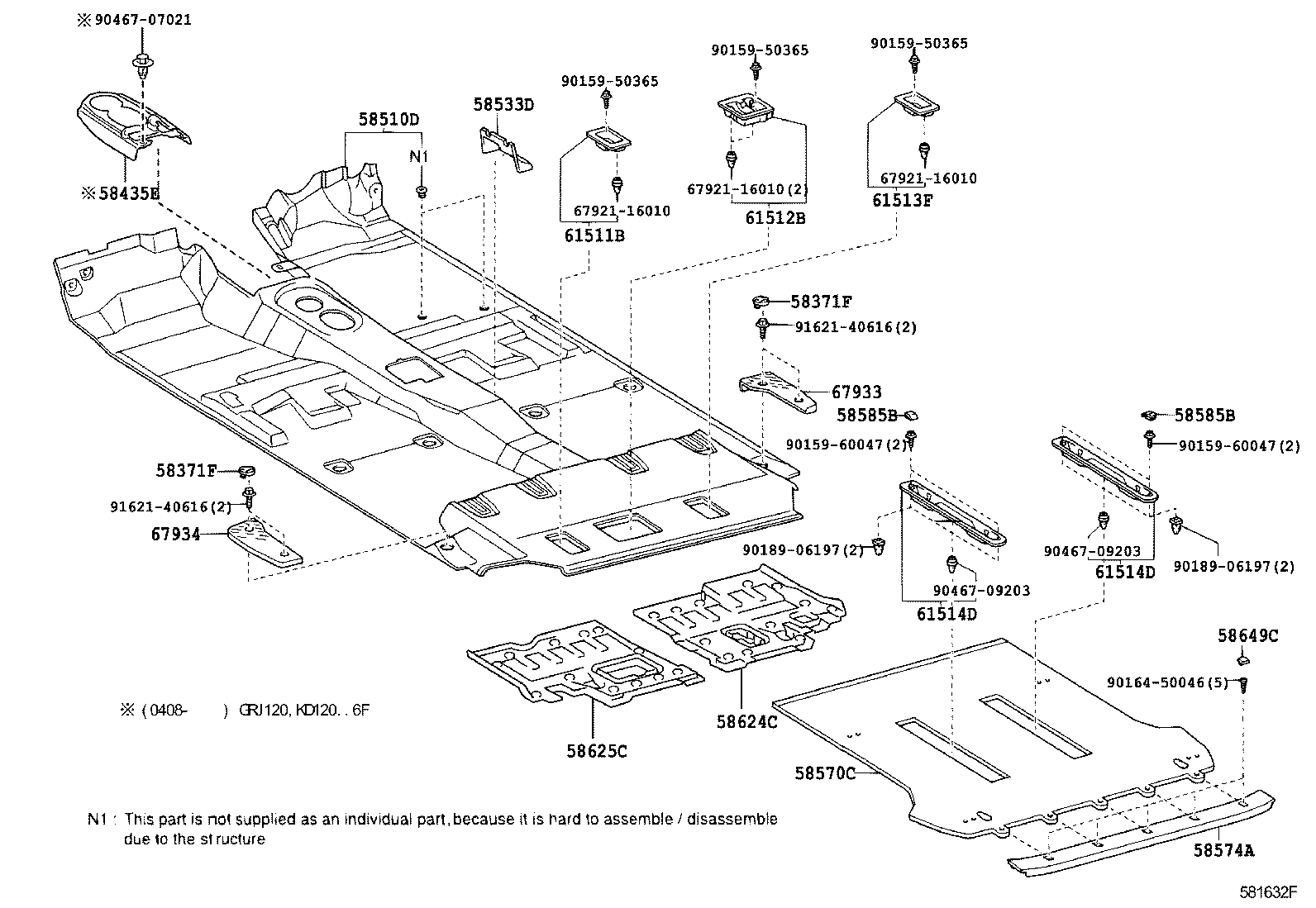 58510-6C232 MAT, FRONT FLOOR, FRONT product image