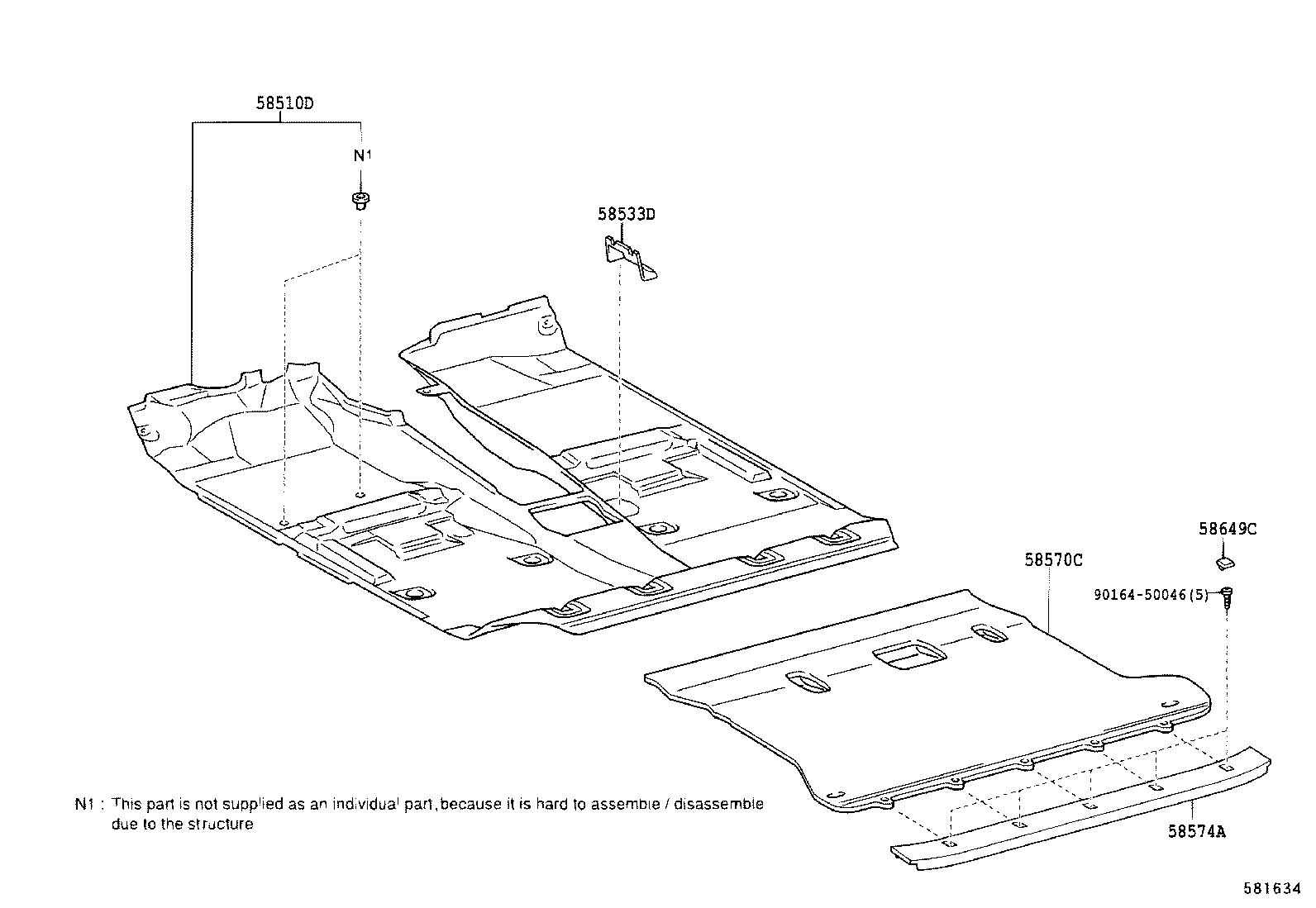 58510-6C232 MAT, FRONT FLOOR, FRONT product image
